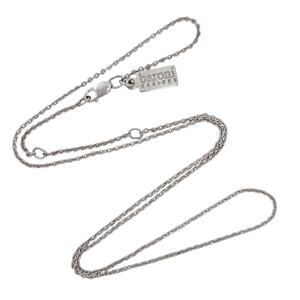 Estate Baroni Designs Sterling Silver 925 1.3mm Cable Chain Necklace 16"-17"-18"